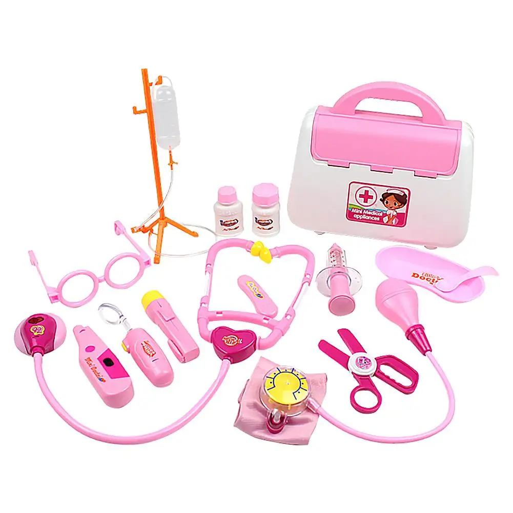 

15Pcs Kids Toys Doctor Set Nurse Dentist Medical Roleplay Pretend Play Christmas Gifts Doctors Set Toys For Kids zestaw lekarza