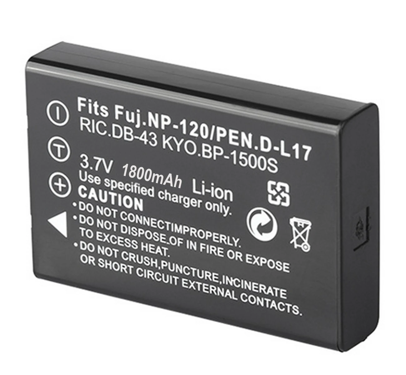 NP-120 PX1657 Battery Pack for TOSHIBA PA3790U-1CAM PA3791U-1CAM Camileo H30 H-30 X100 X-100 Full HD Camcorder | Электроника