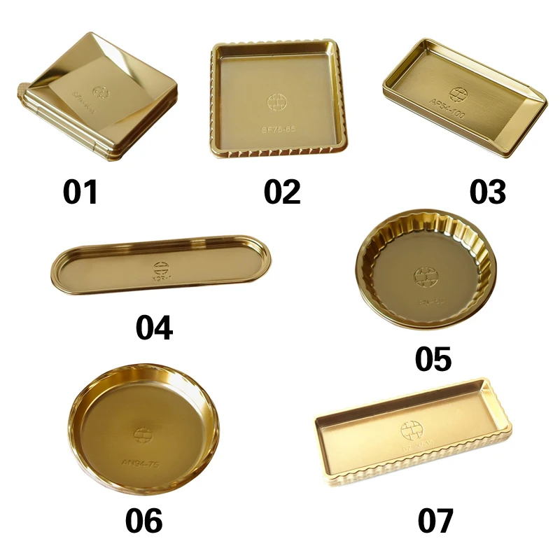 Золото лоток для бумаги мусс торт десерт Органайзер кухонные аксессуары посуды