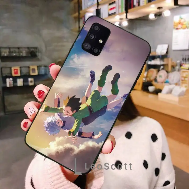 

Hunter Anime cartoon Phone Case For Samsung A40 A31 A50 A51 A71 A20E A20S S8 S9 S10 S20 Plus note 20 ultra
