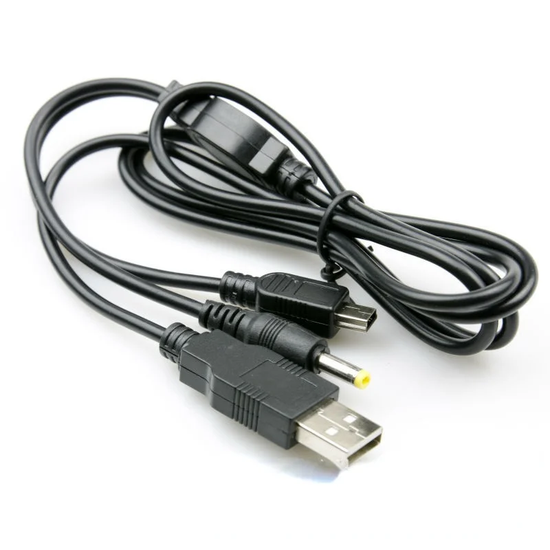 Зарядный кабель 2 в 1 для Sony PSP USB-кабель передачи данных аксессуары игровых