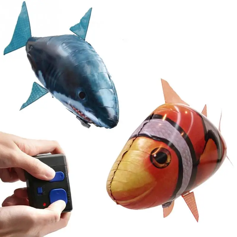 Remote Control RC Toy Inflatable Balloon Air Swimmer Flying Clown Fish | Игрушки и хобби