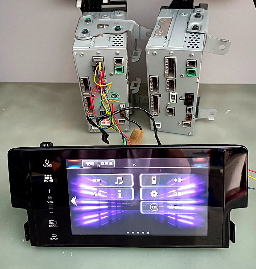 Сенсорный экран 7 дюймов стеклянный дигитайзер подходит для 10-го Honda Civic 2016-2020 года