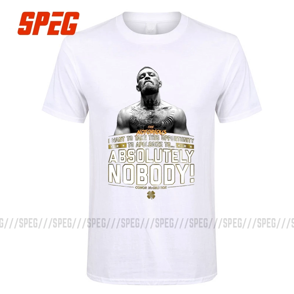Conor McGregor Спиг король Конор Макгрегор MMA Notorious футболка мужская с коротким рукавом Топы кортон футболка с круглым вырезом одежда мужская Винтажная Футболка - Цвет: Conor McGregor