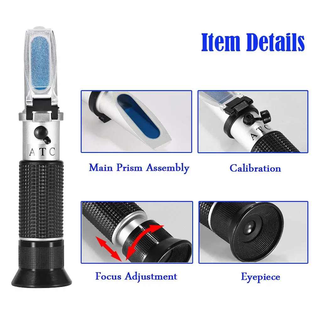 Ручной рефрактометр измеритель содержания соевого бобов и молока тестер с