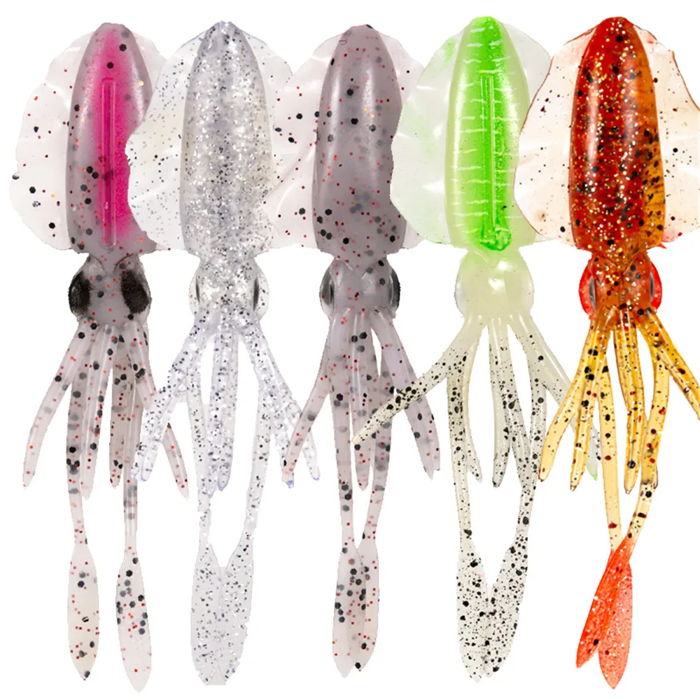 

9CM 11CM 14CM Fishing Soft Lure Squid Fishing Lures Octopus Fishing Lure Souple For Sea Wobbler Soft Bait Fishing Lures