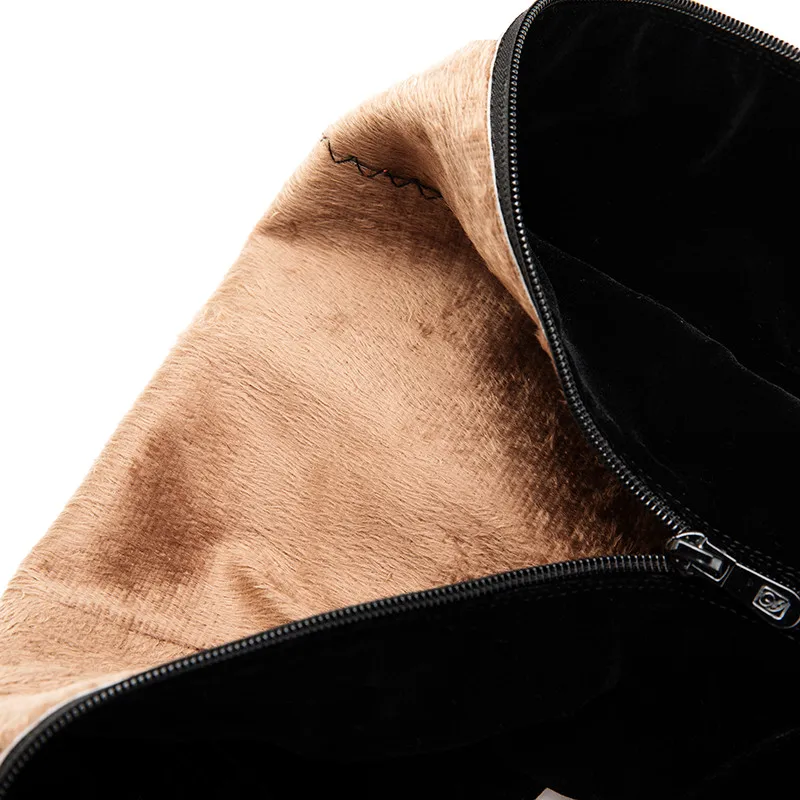 Женские сапоги на высоком каблуке с круглым носком осень/зиму | Обувь