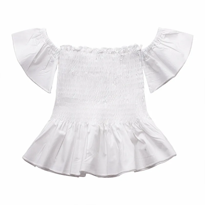 2 шт. детские футболки и юбка с открытыми плечами | Мать ребенок