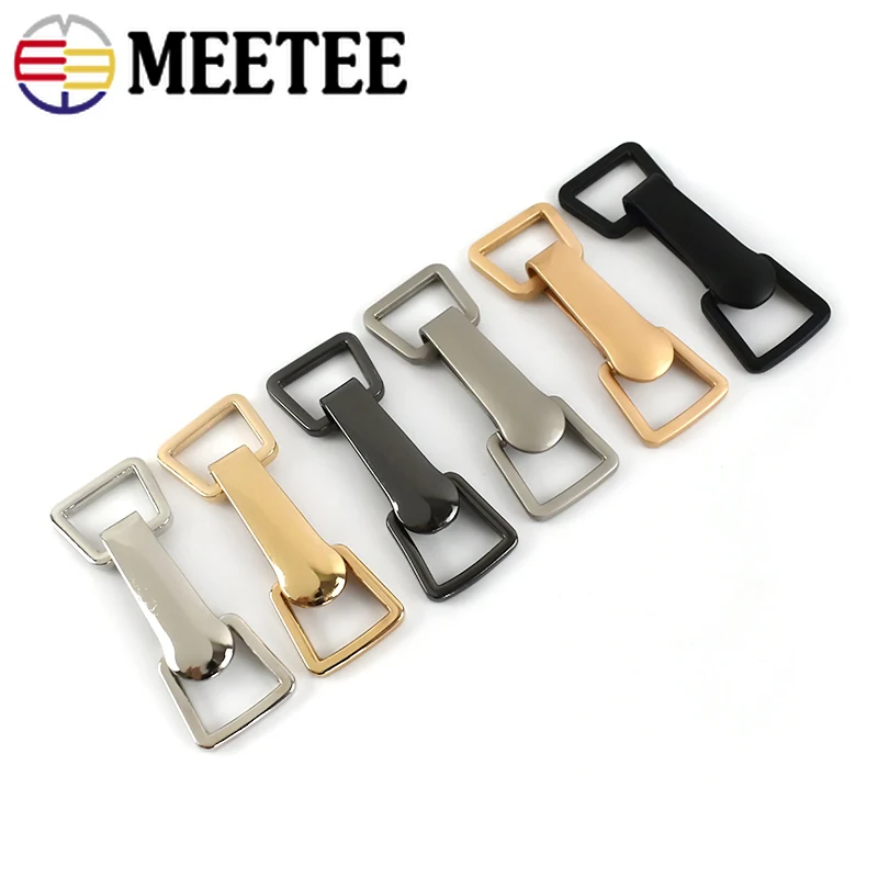 Металлические пуговицы Meetee 18*73 см 2/4 комплекта пряжка с крючком для одежды