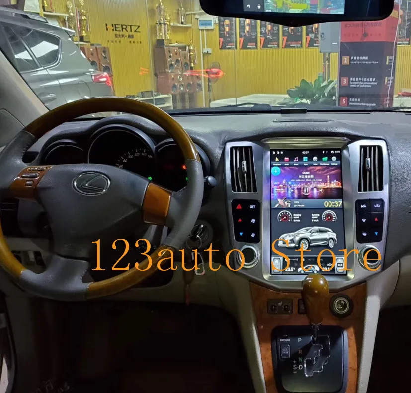 11.8 '' Vertical screen Tesla Style Android 9.0 Car DVD GPS Player radio navigation for LEXUS RX RX330 RX350 RX400 2004- auto |