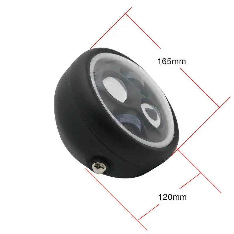 

6.5In Motorcycle Headlight Motorcycle Headlight Angel Eyes Halo 1pc 1*