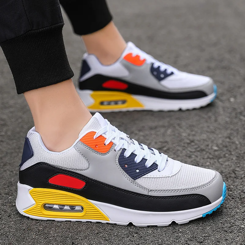 Unisex Men Women 90 Walking Shoes Cushion Sneakers 270 Outdoor Sports Triple Breathable Designer JOGGERS Max SIze Man US 12 | Спорт и