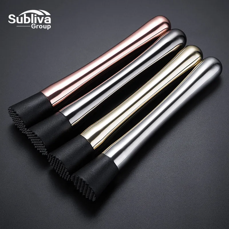 Серебряный медный Золотой коктейльный мудлер из нержавеющей стали смеситель для