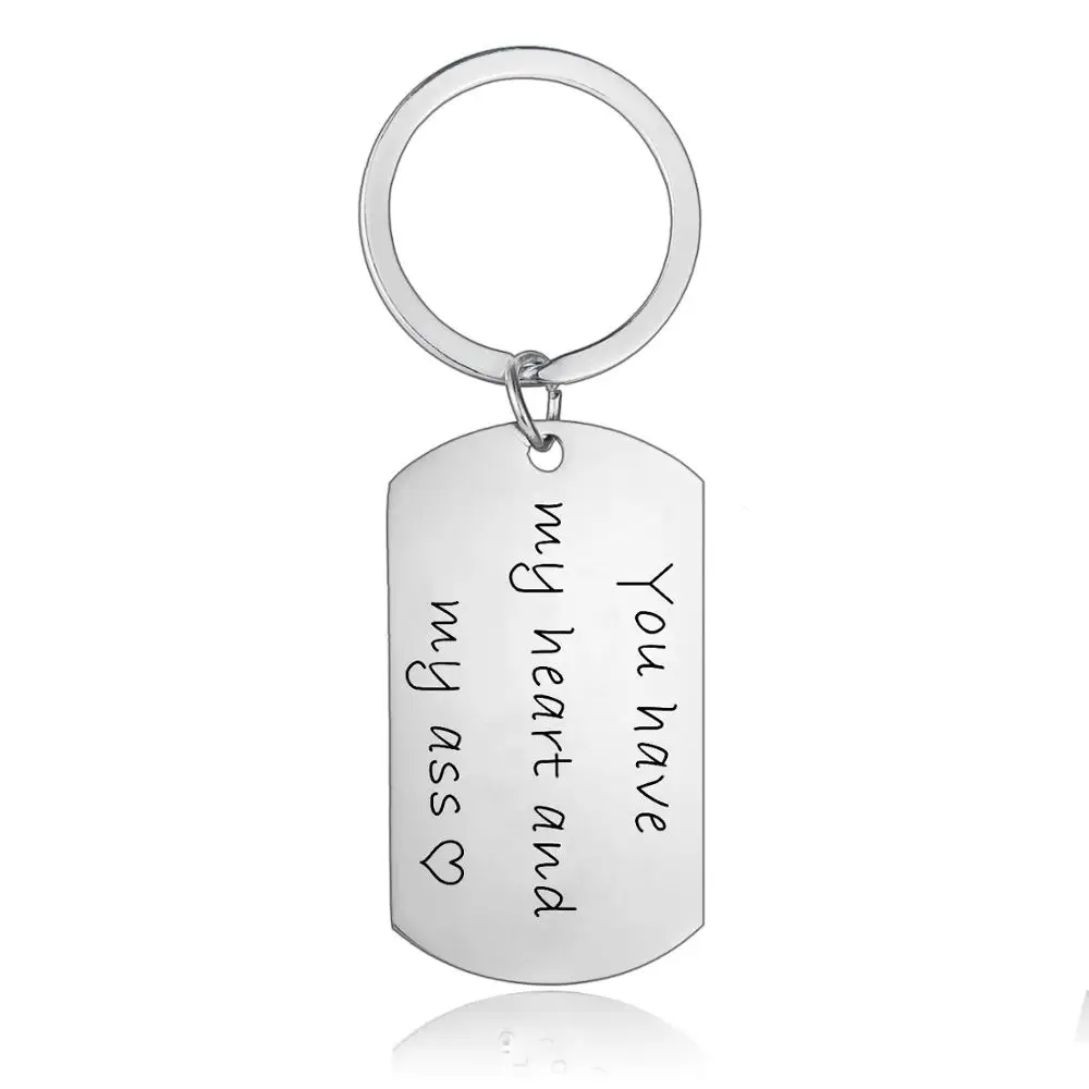 Забавные подарки для подруги жены у меня есть сердце и моя задница брелок