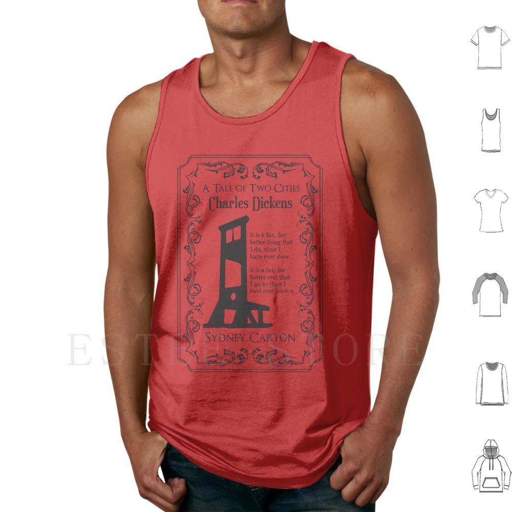 

A Tale Of Two Cities Tank Tops Vest A Tale Of Two Cities Sydney Carton Guillotine Quote Dickens
