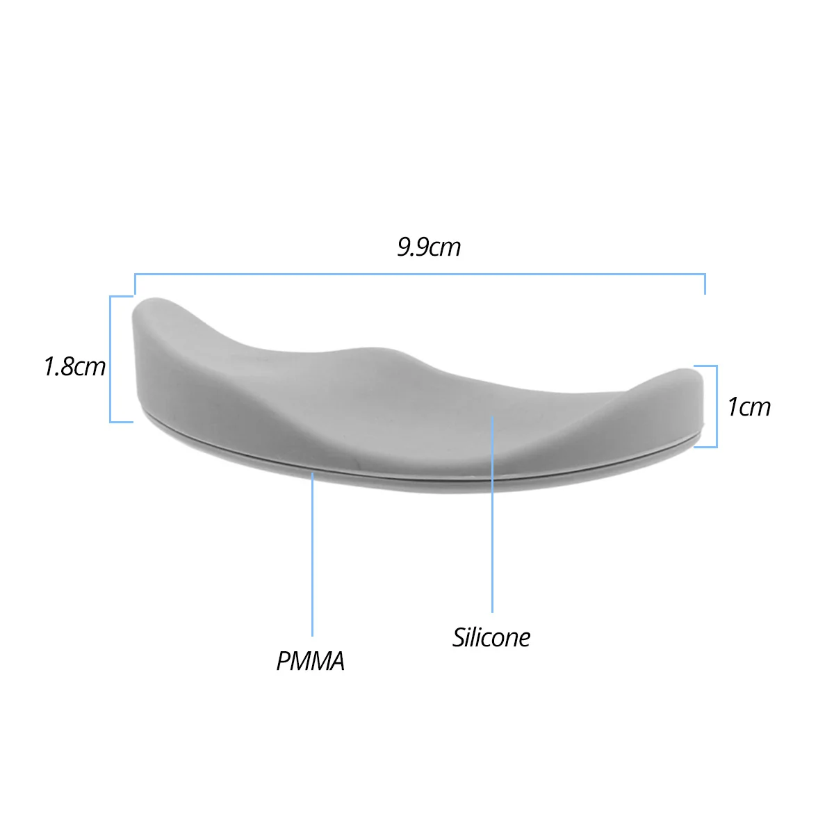 Ergonomic Handguard Mouse Pad G80 Silicon Gel Non-Slip Streamline Wrist Rest Support Mat Computer Mousepad For Office Gaming PC |