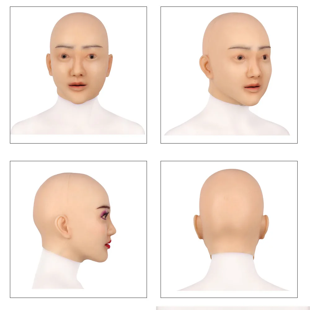 Мягкая силиконовая Маскарадная маска Анжелы для транссексуалов мужчин и женщин