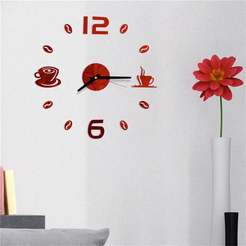 Настенные часы Reloj de pared 2019 изысканные 3D самодельные римские цифры акриловые