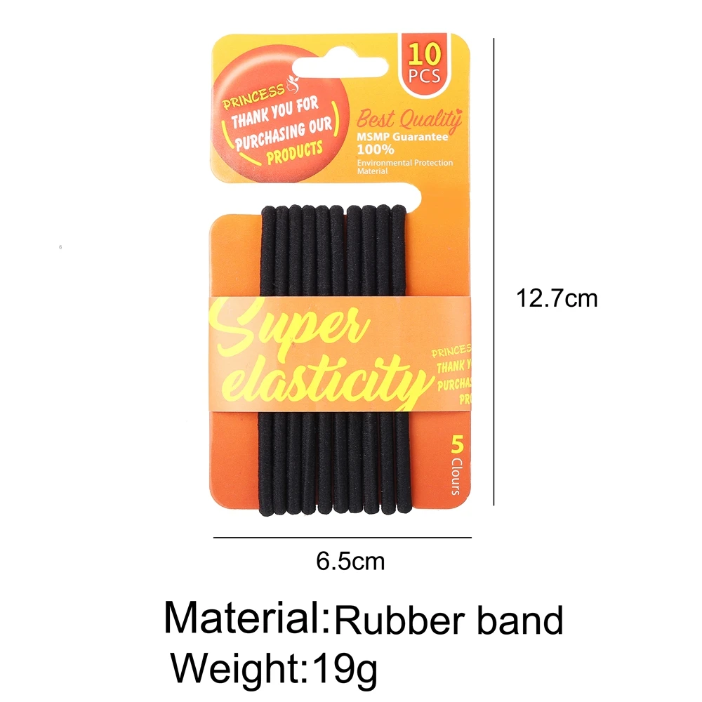 Модные эластичные повязки для волос карамельных цветов детей 10 шт. резинки