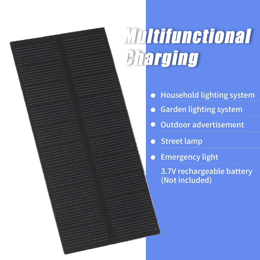 131*61 мм монокристаллическая Кремниевая ПЭТ солнечная панель 1 3 Вт/5 В DIY Солнечное