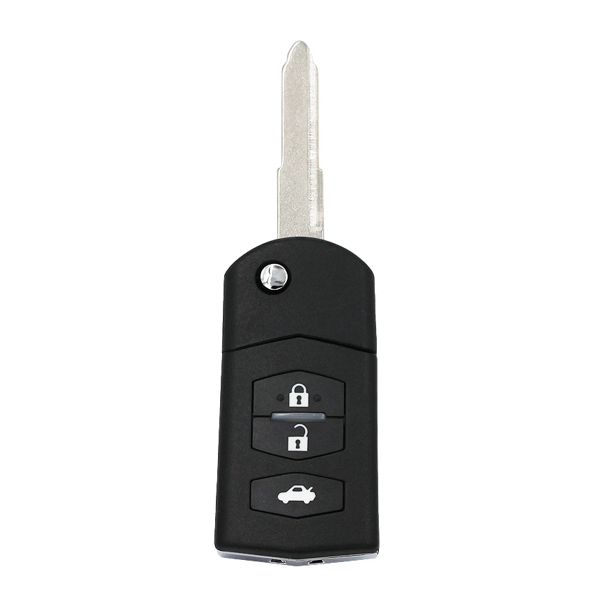 3 кнопки 433 МГц складной ключ с дистанционным управлением чипом 4D63 БЕСКЛЮЧЕВОЙ