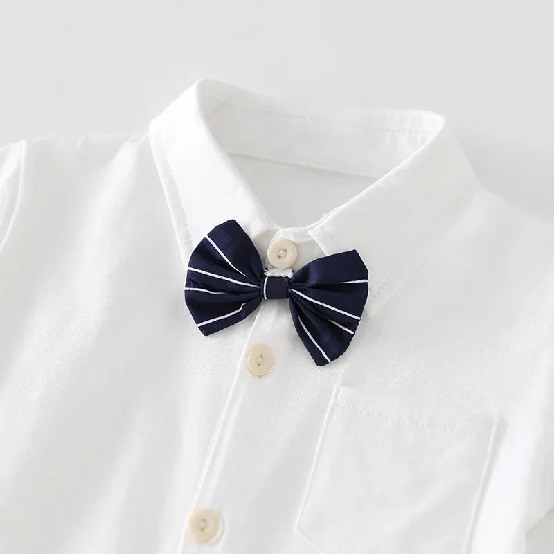 

Infant Jumpsuit newborn clothing summer cotton Baby one-piece boy short-sleeved romper,child top,baby triangle bag fart clothes