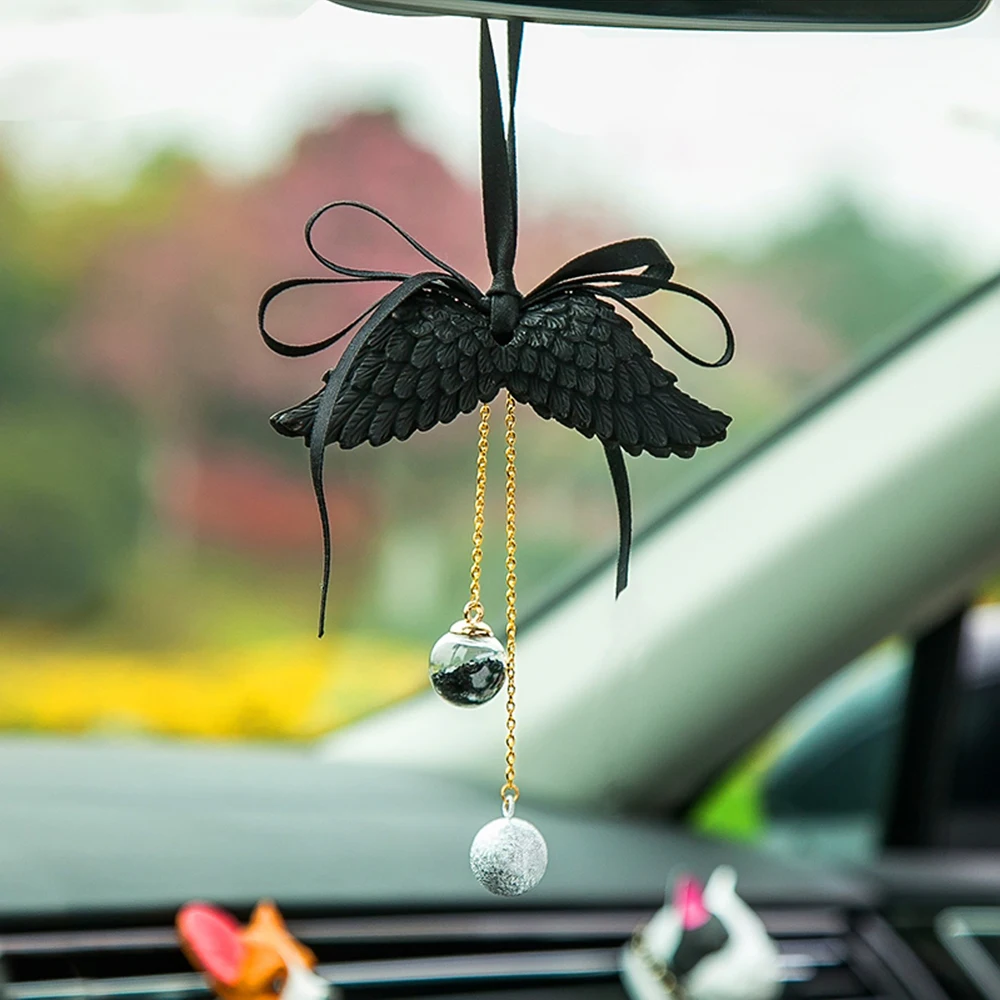 Автомобильный Кулон Крылья ангела для автомобильного зеркала заднего вида