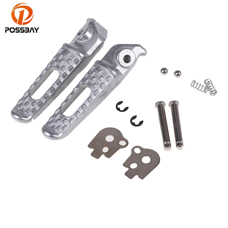 Posbay хромированные черные мотоциклетные подножки для ног задние Honda CBR600RR CBR1000RR Moto