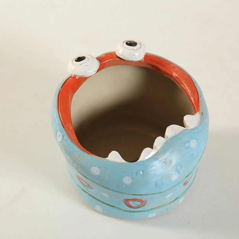 

Creative Succulent Plants Vase Concrete Cement Mini Cartoon Pot Mold Candle Holder Clay Crafts Flowerpot Plaster Plant Pots