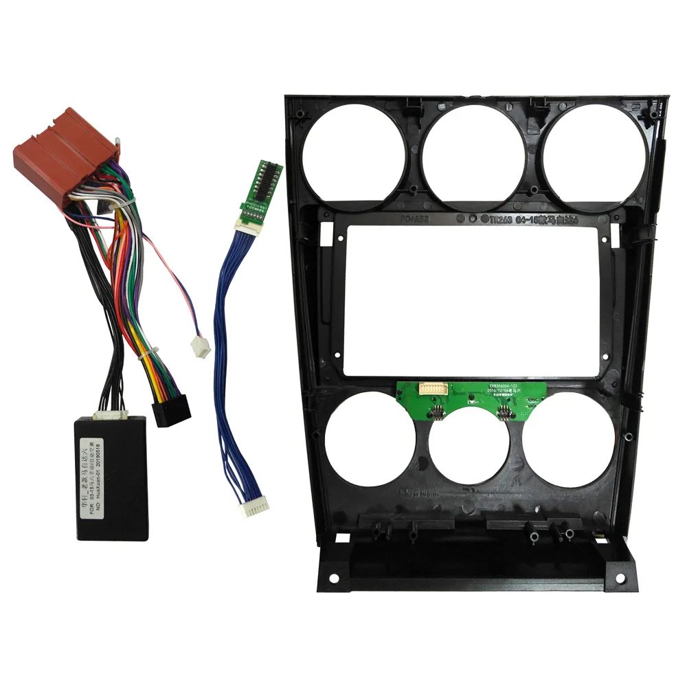 canbus cable frame 9 дюймов Автомобильная Радио панель для Mazda 6 2004- приборная панель Установка отделка комплект для переоборудования рамка объемный CD DVD gps рамка - Название цвета: canbus cable frame