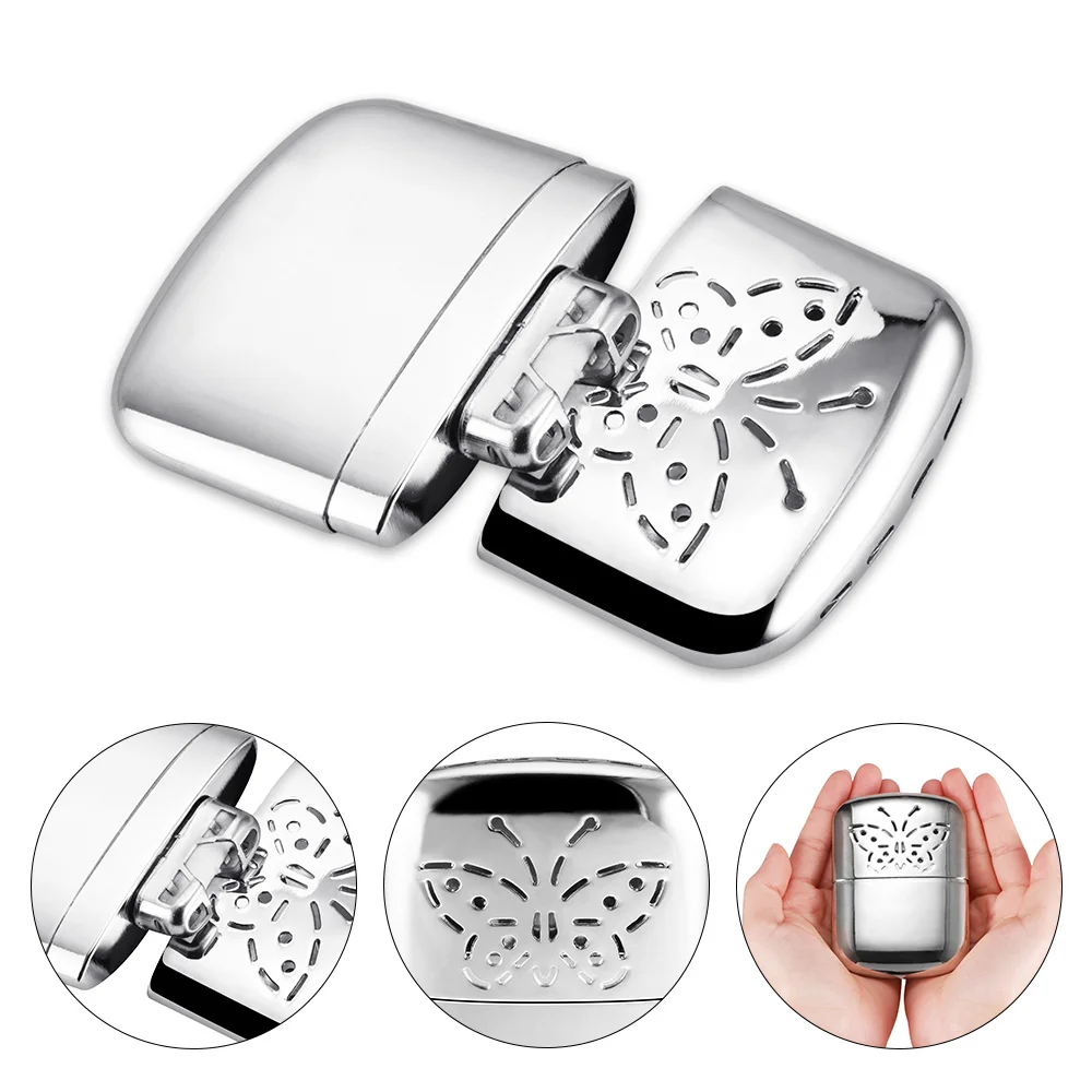 Карманный ультралегкий обогреватель для рук из цинкового сплава с длительным