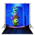 SeekPro Monsters Blue University Mike Wazowski James P. Пользовательский студийный фон для фотосъемки с изображением двери Салливана