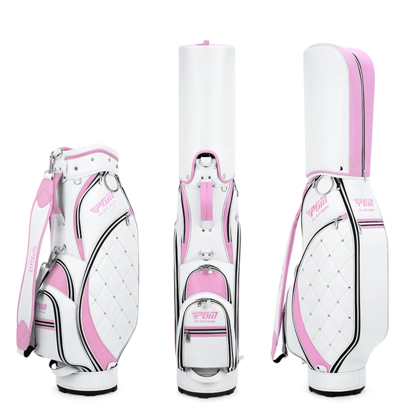 PGM Golf Standard Ball Package Bag 123*36*22CM Women TPU Microfiber Leather Club Bag Lady Ball Waterproof Bag Can Hold 13 Clubs