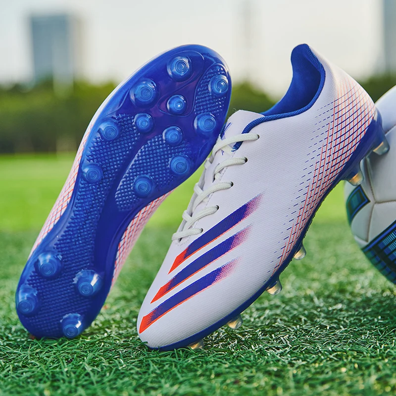 

2021 Soccer Shoes for Men Football Shoes Boots High Ankle Soccer Cleats Waterproof Sport Sneakers Futsal Shoes Tenis Masculino