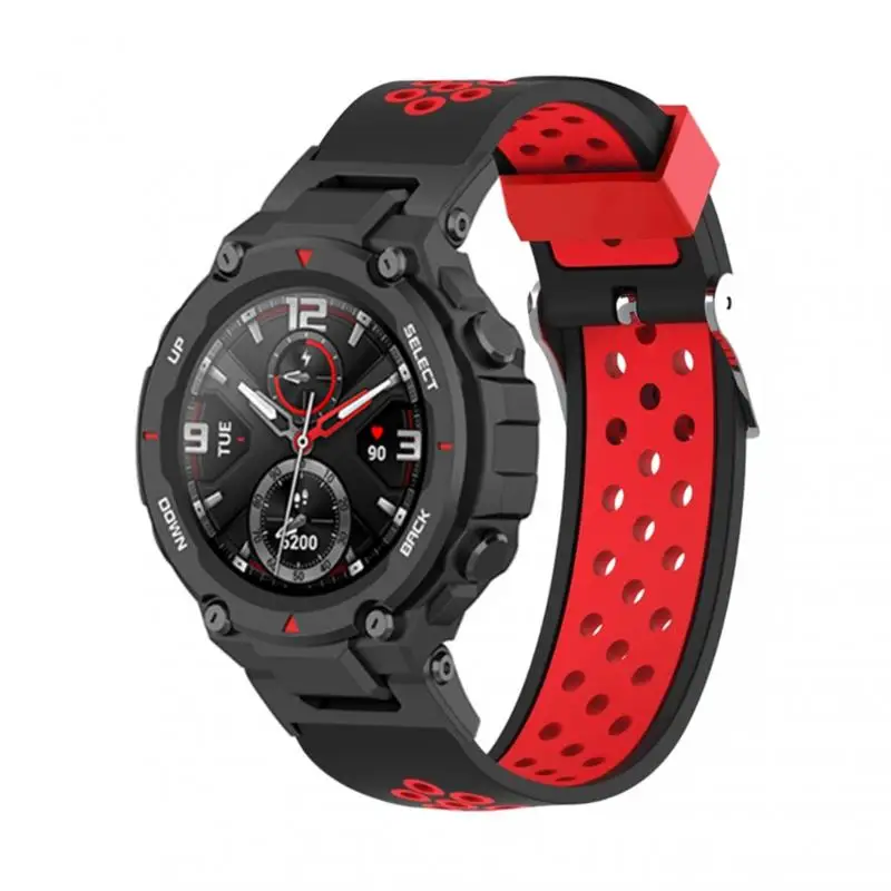 Ремешок сменный силиконовый для спортивных часов Huami Amazfit T-rex браслет смарт-часов