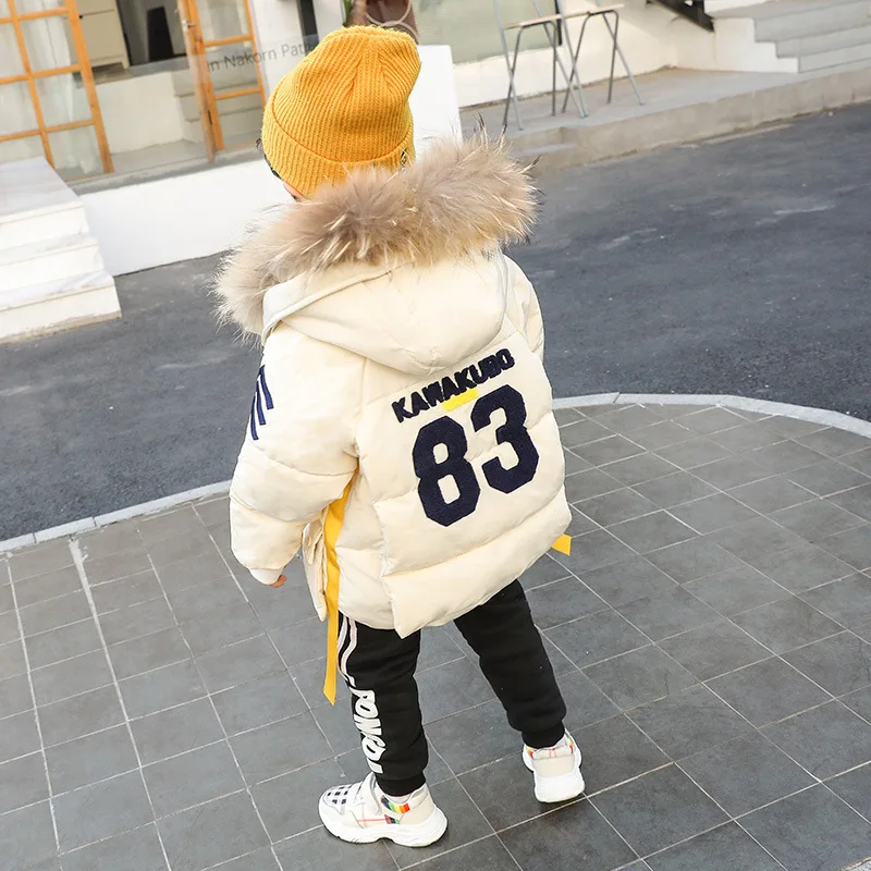 Зимний Детский пуховик из хлопка для мальчиков толстый пуховик| |