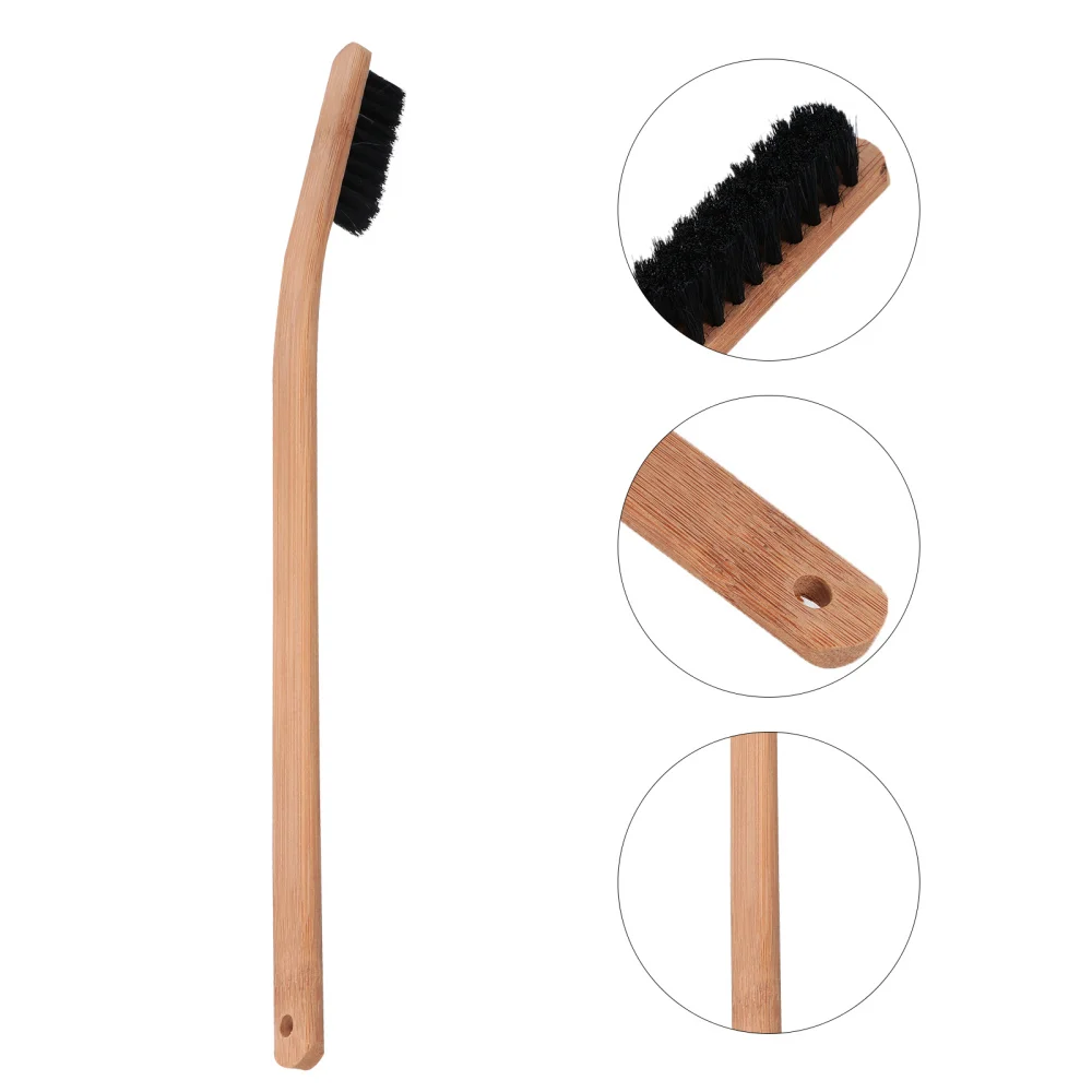 

3 Pcs Car Rim Hub Cleaning Brush Bamboo Handle Wheel Cleaning Brush Tire Brush