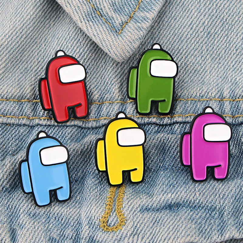Эмалированная Заколка-мешочек для брошек DZ968 мультяшный значок с игрой