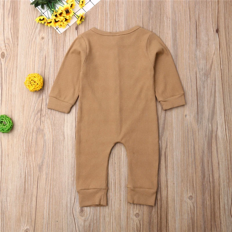 

Newborn Kids Baby Girl Boy Long Sleeve Romper Jumpsuit Playsuit Outfit