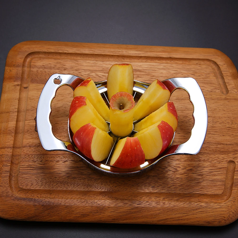 

11cm/12cm Kitchen Apple Cutter Slicer Vegetable Fruit Tools Stainless Steel Easy Cut Slicer Cutter