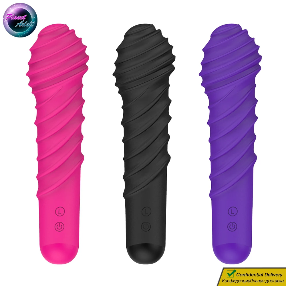 Вибратор фаллоимитатор спиральный винт для стимуляции G Spot водонепроницаемый