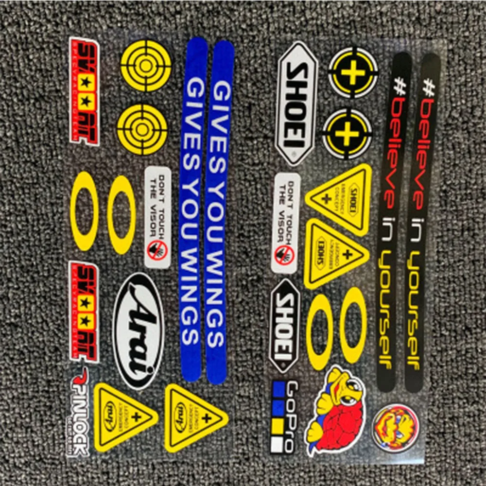 Светоотражающие наклейки для AGV SHOEI HJC Arai LS2 EVO JDM3M стильная наклейка автомобиля