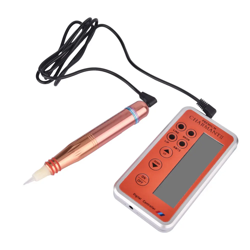 Перманентный макияж тату машина электронная микро игла ручка для бровей