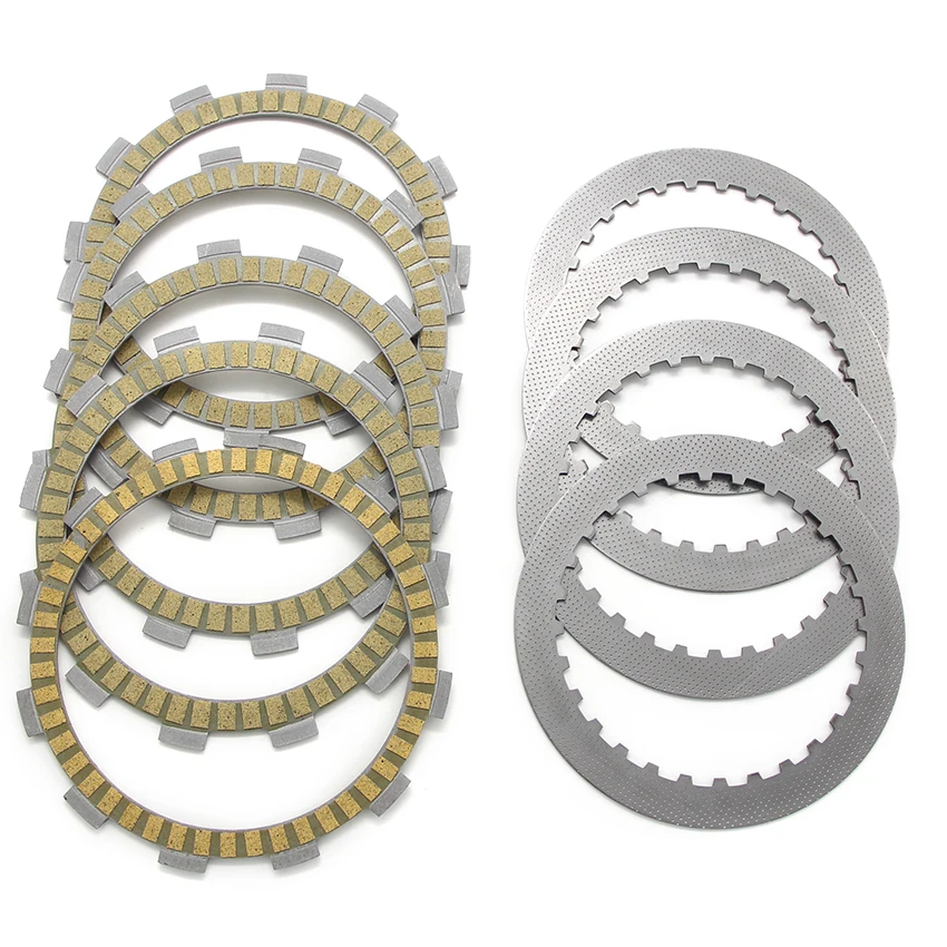 

Clutch Friction Disc Plate Kit For Honda VL250 GN250E GW250 GZ250 TU250 Clutchs Platees 21442-37400/21442-37401 21441-48H10