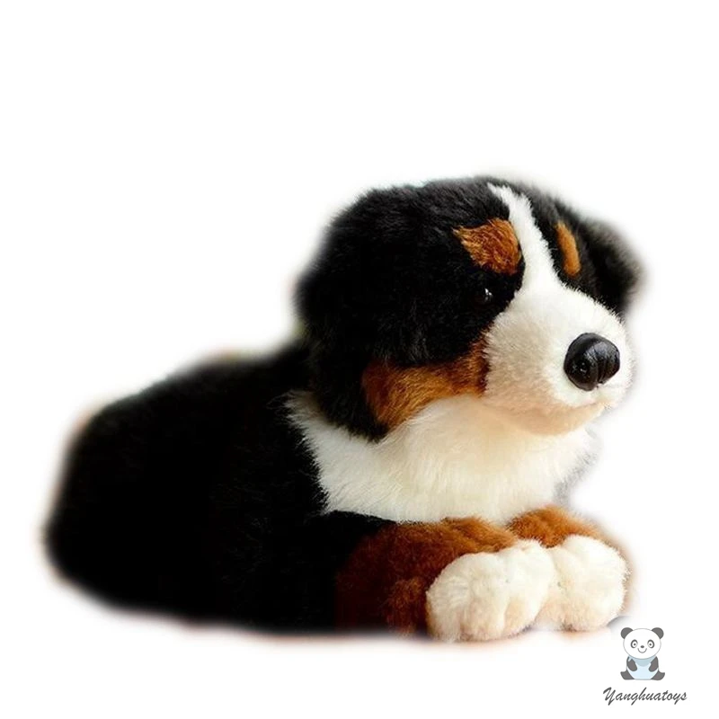 Soft Dogs Model Children's Birthday Gifts Real life Plush Bernese Mountain Doll Toy Present Shop | Игрушки и хобби