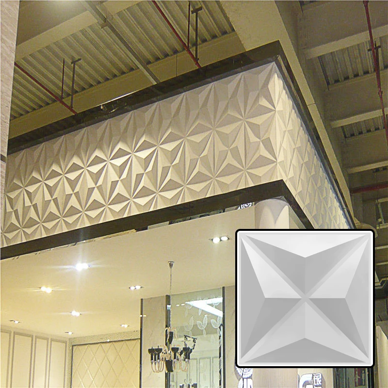 

1Pc 30x30cm 3D three-dimensional wall sticker decorative living room wallpaper mural waterproof 3D wall sticker bathroom kitchen