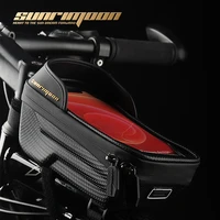 sunrimoon n008 cycling bag mtb bike bicycle waterproof top tube frame saddle touch screen bag phone case bicycle accessories