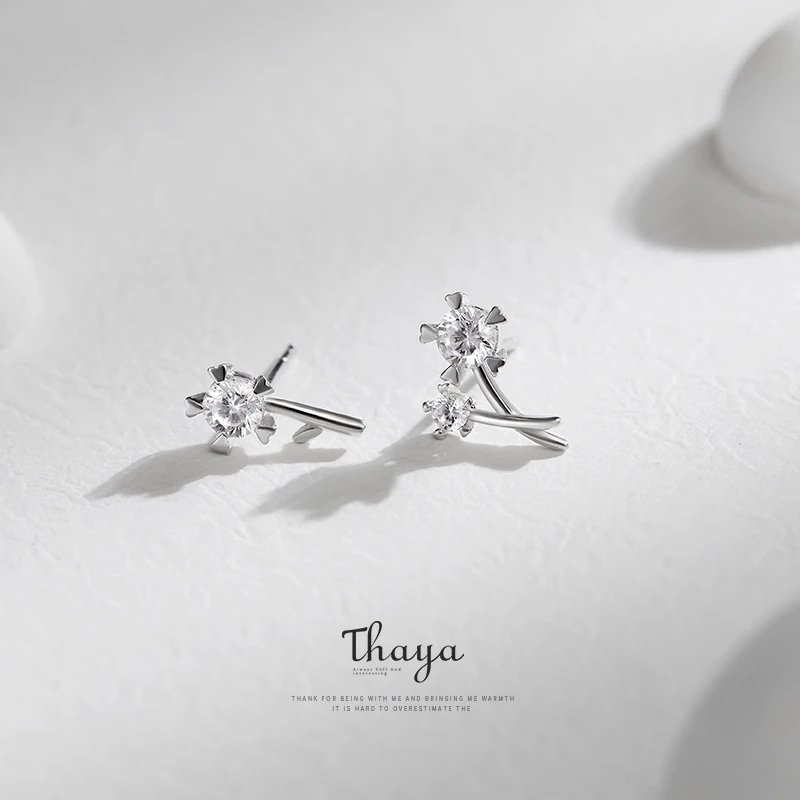 Комплект ювелирных изделий Thaya в виде одуванчика для женщин элегантный комплект