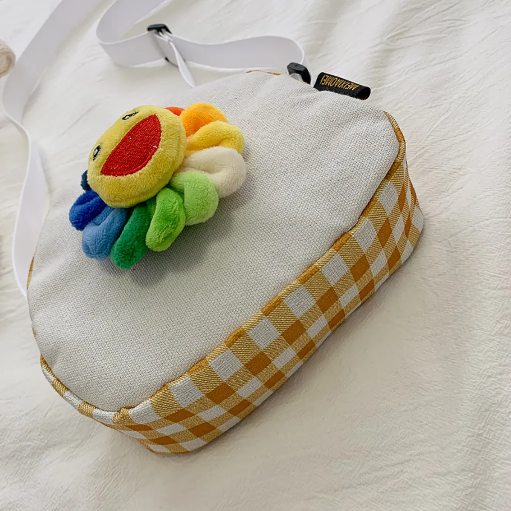 Женская сумка 2019 Джокер Повседневная парусиновая Милая Цветочная через плечо borsa