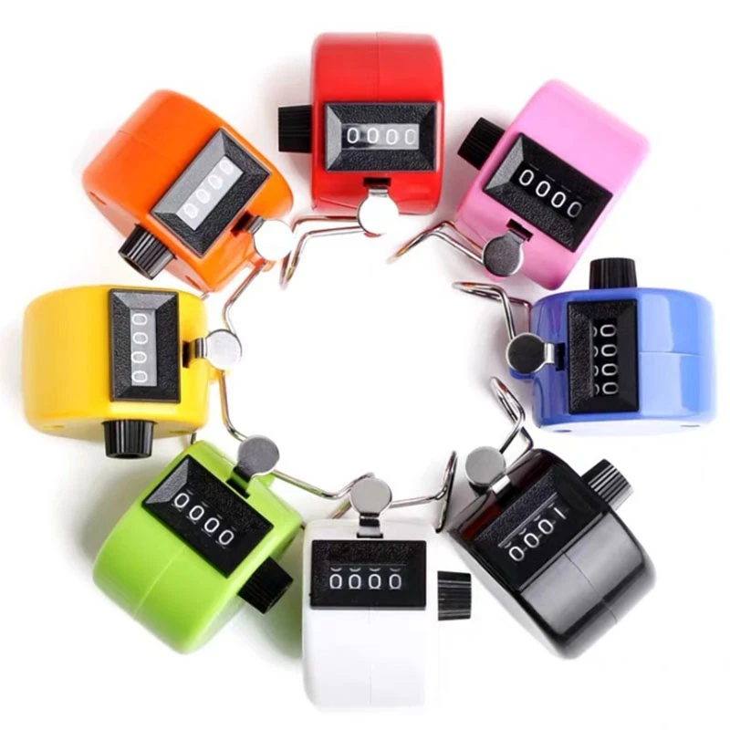 

8 Pack Hand Tally Counter 4 Digit Palm Click Counter Hand Held Counter Clicker for Sport/Stadium/Coach and Other Event